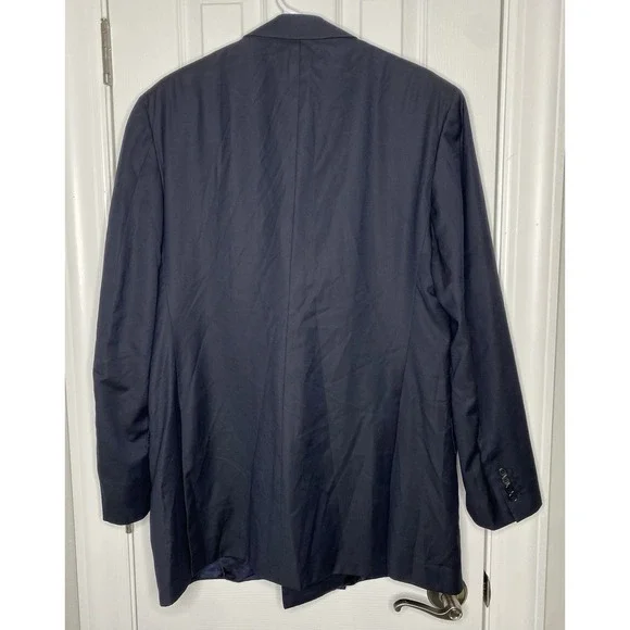 Brioni Men's Super 150s 100% Wool Suit Jacket Black Size 44 L‎ *read*